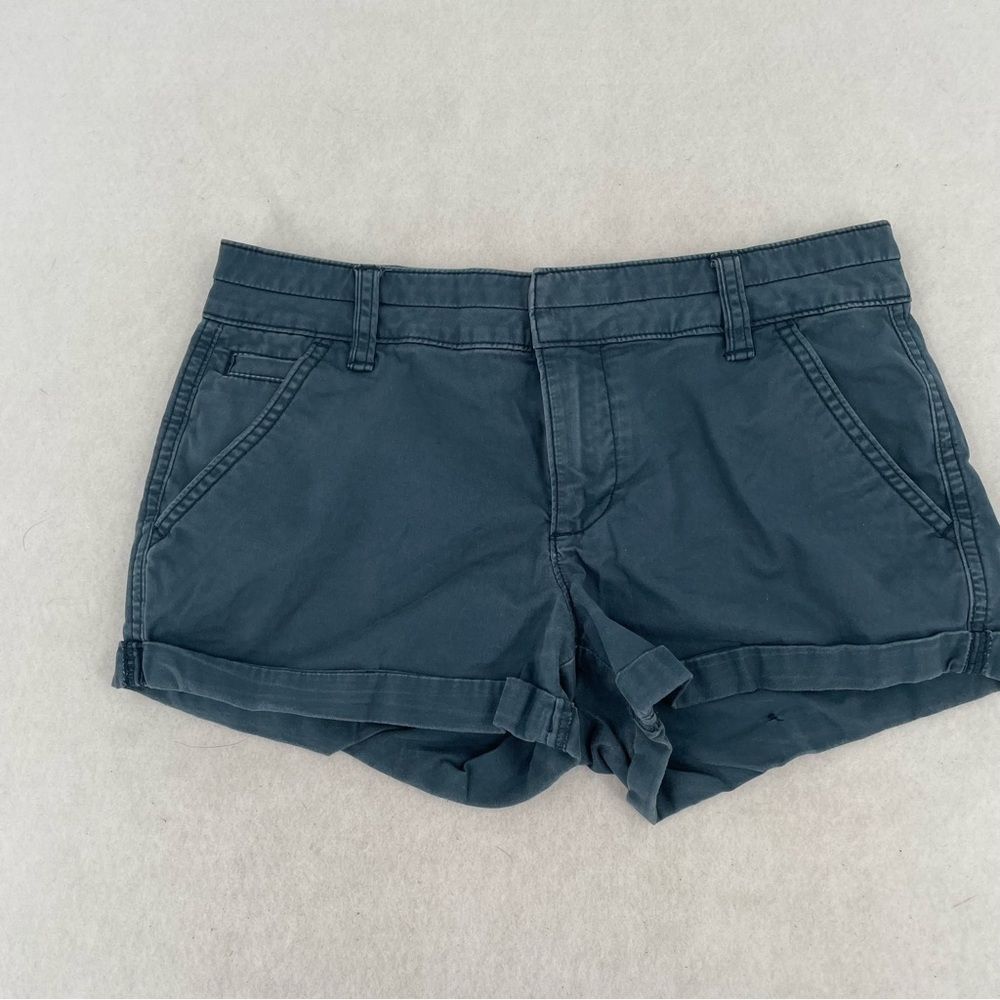 ABERCROMBIE & FITCH Women’s Low Rise Shorts cuffed Blue size: 0 - 25
